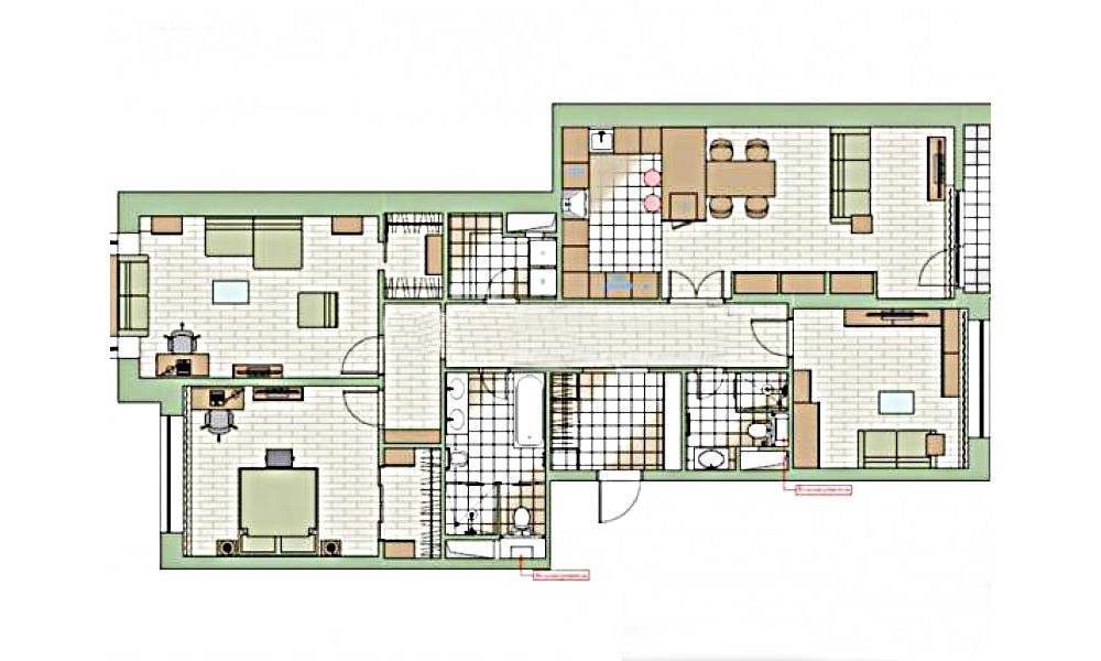 план Квартира 146,00 м² ЖК "Barrin House"