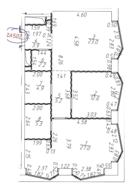 ���������� 83,65 �² A.Residence