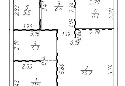  ���������� 62,03 �² A.Residence