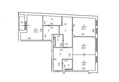 Квартира 142,20 м² ЖК "Литератор" ЖК «Литератор»