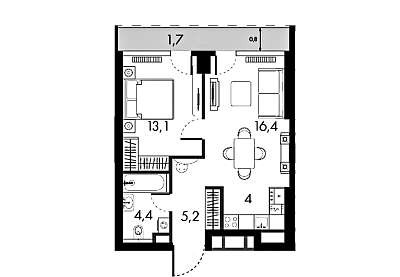 �������� 46,00 �² River Park ����������� 