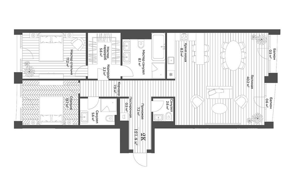 �������� 121,1 �² ������� ��� "OPUS"