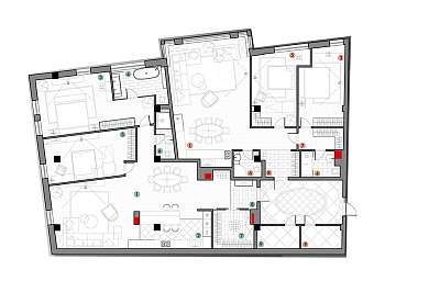 проект Квартира 270,20 м² ЖК "Novel House"