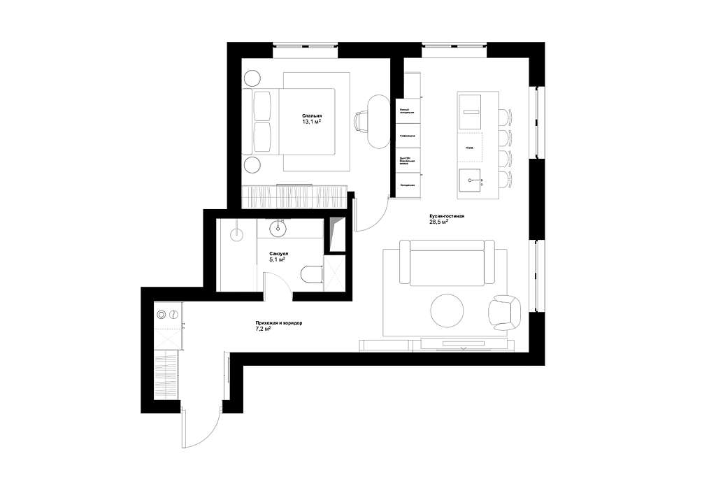 ���������� 53,40 �² Residence Hall �����������