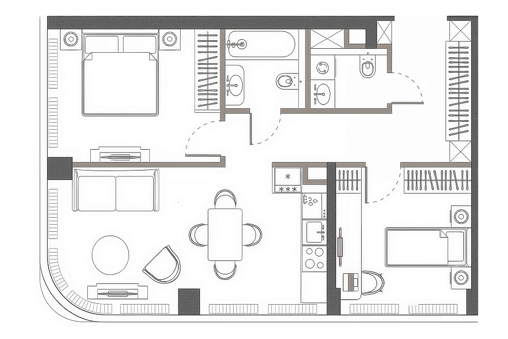 �������� 60.4 �² River Park ����������� River Park ����������� 