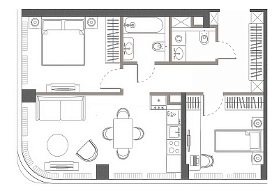 �������� 60.4 �² River Park ����������� River Park ����������� 