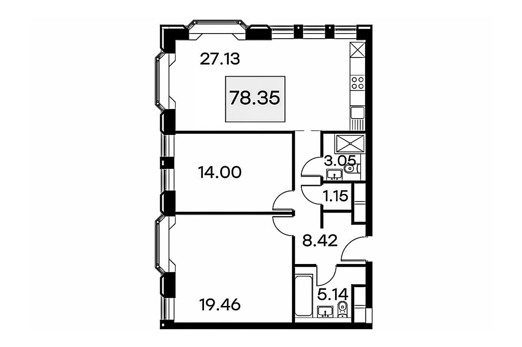  78,35 ²  GloraX Premium  