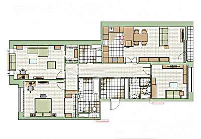 план Квартира 140,00 м² ЖК "Barrin House"