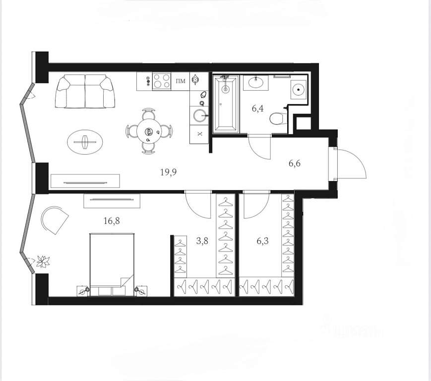 ���������� 59,70 �²  A.Residence