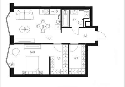���������� 59,70 �²  A.Residence
