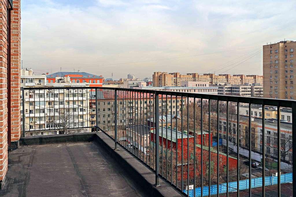балкон Квартира 163,0 м² ЖК "Трилогия"