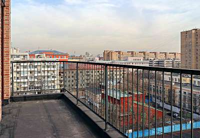 балкон Квартира 163,0 м² ЖК "Трилогия"