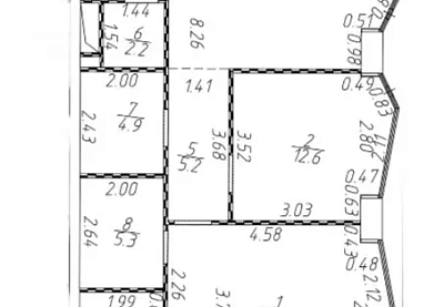  ���������� 83,65 �² A.Residence