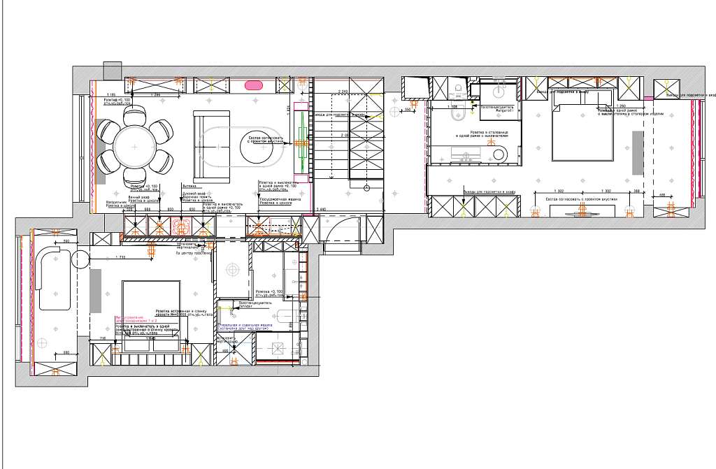 план двухуровневой квартиры в Wine House
