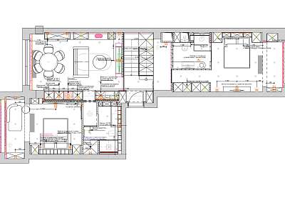 план двухуровневой квартиры в Wine House